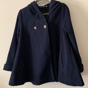 Navy Cape Jacket
